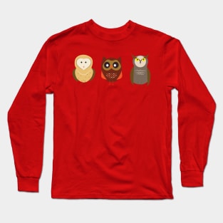 Owls Long Sleeve T-Shirt